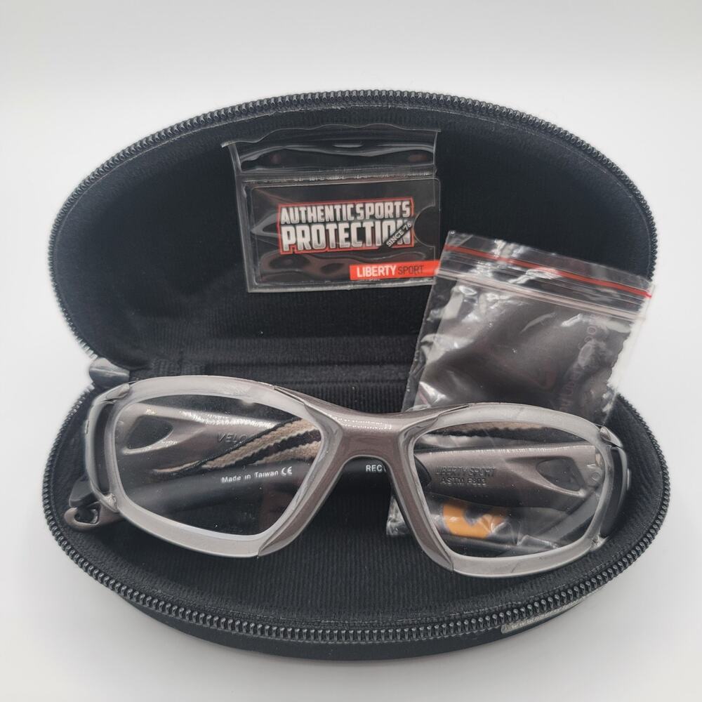 Liberty Sport Rec Specs Velocity Protective Sports Safety Glasses W/ Case